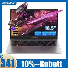 ACEMAGIC 18,5 Zoll UHD Laptop Intel N150 16GB DDR4 RAM 512GB SSD Windows 11 PRO