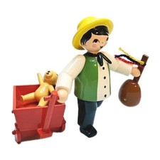 Musiker mit Handkarren 7cm