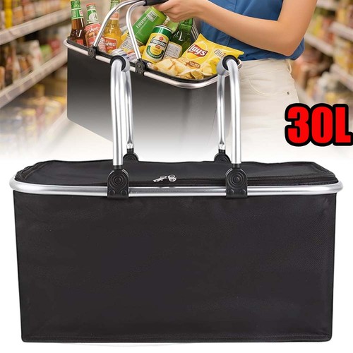 Alu einkaufskorb tasche - alu,