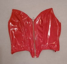 Lack Corsage in Rot Grösse L