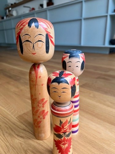 Japanische kokeshi puppen - 3,