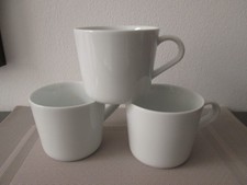 3x Ikea 365+  Tasse Jumbotasse Kaffeetasse Kaffeebecher XL groß weiß 8,5x10 cm