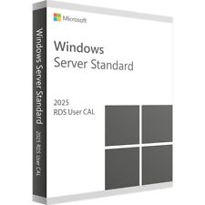 Windows Server 2025 RDS User CALs | 1, 5, 10, 25, 50 CALs | Blitzversand | Neu
