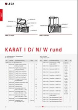 "Ersatzteile Leda Karat N D W