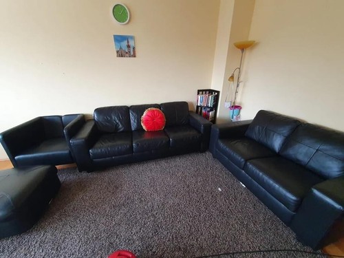 Sofa faux leder - faux,