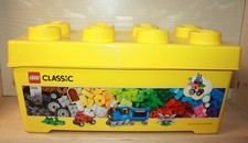 LEGO Classic 10698 klein gelbe Box für Bausteine: OHNE INHALT - Aufbewahrungsbox