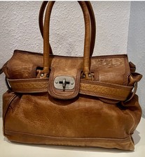 Liebeskind Handtasche, Kelly-Style, Schöne Patina, besonderer Verschluß