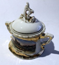 Antik Zuckerdose Andenkendose