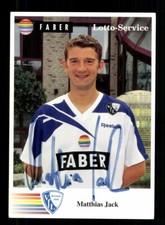 Matthias Jack Autogrammkarte VFL Bochum 1995-96 Original Signiert