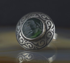 Ring Silber Sterling Glas