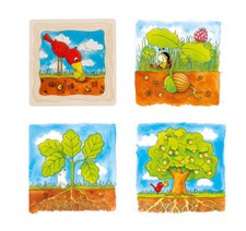 Schichtenpuzzle DER BAUM