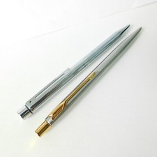 Vintage Parker Classic GT & SHEAFFER TARGA 1000 Chrom Kugelschreiber USA