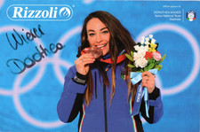 Biathlon-Originalautogrammkart