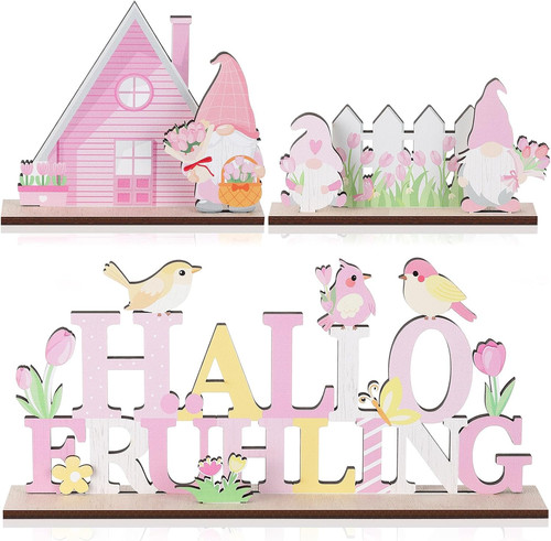 Frühling deko aufsteller holz - frühling,