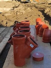 Ostendorf KG Rohr Kanalrohr PVC-U Formteile Abzweig 45 Grad Abwasserrohr 