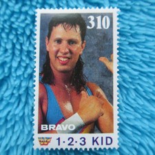 1 2 3 KID Briefmarke Stamp BRAVO WWF WRESTLING