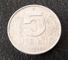 5 Pfennig DDR 1968 A