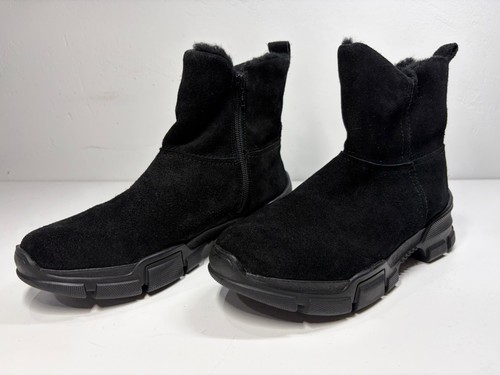Grand step shoes black suede - step,