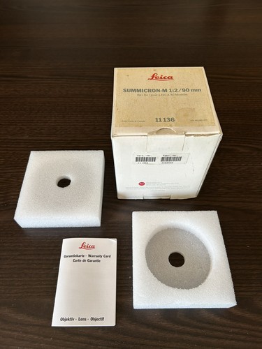 Original leica summicron - original, summicron-m