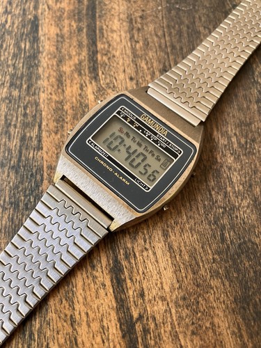 Vintage lcd armbanduhr - lcd,