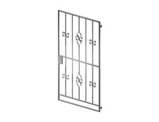 Gartentor Metalltor Eingangstor feuerverzinkt Karat Rechteck 960 x 1990 mm