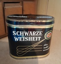 Blechdose Zigarrendose 25 SCHWARZE WEISHEIT 