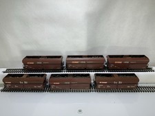 6x Lima Selbstentladewagen, Ladung, RAG & Erz, H0, DC, gebraucht, ohne OVP #0209