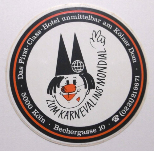 Werbe aufkleber zum karneval - werbe-aufkleber,