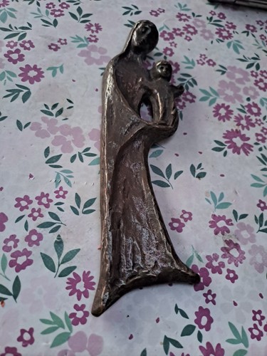 Maria mit kind - aus, bronze