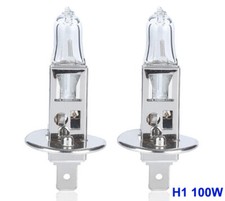 2x 12V H1 100W Halogenlampe