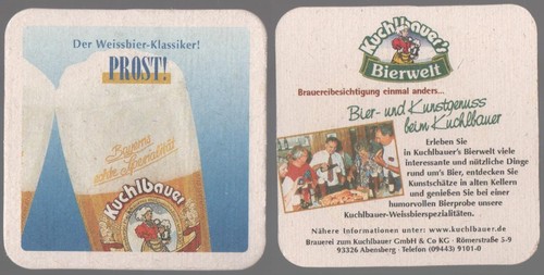 Old beer mat brewery for
