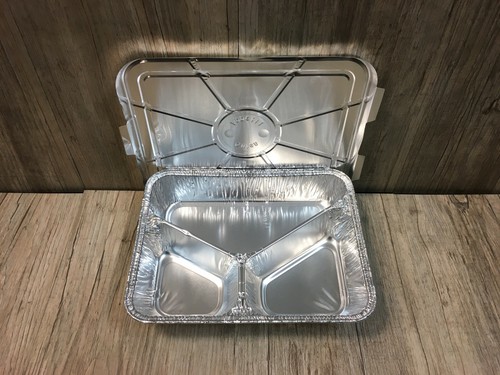 100 aluminium menüschalen - 100, aluminium-menüschalen