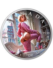 1 UNZE 999 SILBER - SEXY FRAU