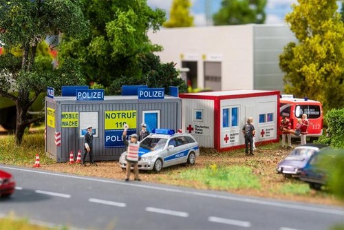 Faller bürocontainer polizei - faller,