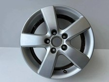 1x Alufelge 16 Zoll 6.5" 5x112 50ET Glanz Silber 1T0601025M VW Touran Rim Wheel