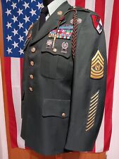 komplette Original US Uniform Green Dress, Command Sergeant Major E-9