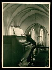 Kordel bei Trier 1956 - Katholische Kirche Orgel Spieltisch 1950er - Foto 9x12cm