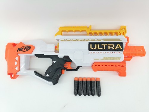 Nerf gun blaster ultra dorado - gun,