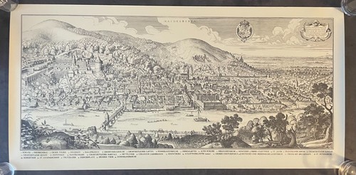 Heidelberg altstadt jahr - jahr, 1620