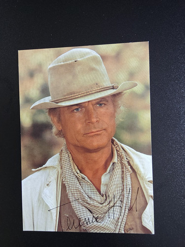 Terence hill autogrammkarte - terence,