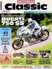 2) Motorrad Classic 01/2019 - Suzuki DR Big 750 S Zet - Honda NXR 750 in einer