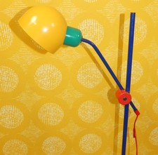 80er Jahre Stehlampe Veneta Lumi Italy BUNT Metall Studioleuchte Standleuchter