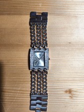 Damenuhr mit Strasssteinen -  G&D - Gle & VDO