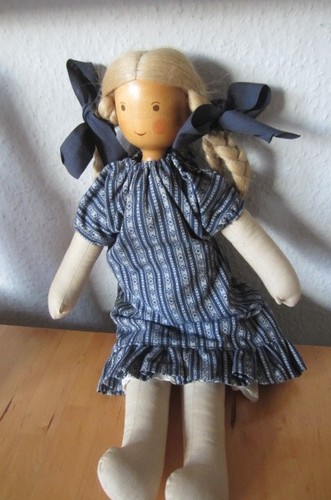 Deko puppe stoff holz 50 - deko,