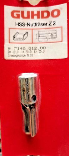 Guhdo hss nutfräser - z2, d12