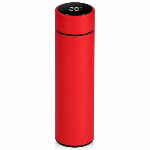 Edelstahl isolierflasche rot - edelstahl,