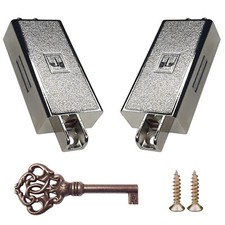 Drehstangenschloss Möbelschloss Zierschlüssel Schrankschloss Aufschraubschloss