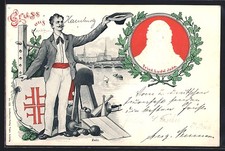 Ansichtskarte Portrait von