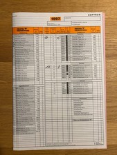 FEISTEL Feuerwerk Preisliste 1997 Ordersatz Silvester A3 Göllheim Pyro Rar