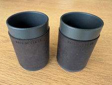 Metallbecher Trinkbecher mit Lederummantelung - Tumbler - Machine Era Co
